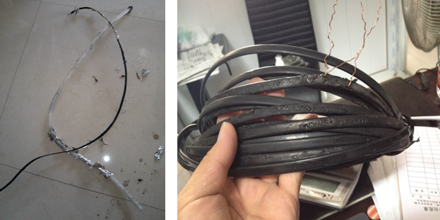 太陽能電熱帶燒毀圖